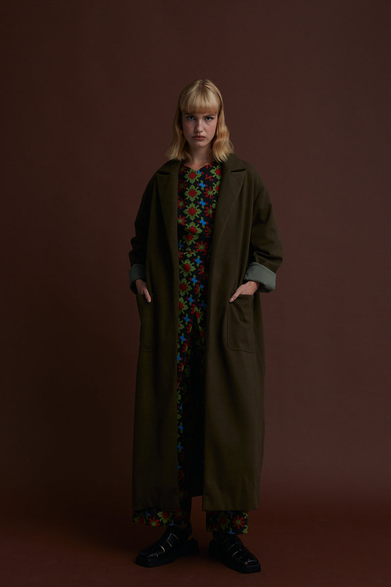 VOUKOLIKON OVERCOAT (KHAKI)