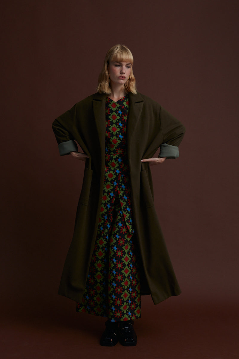 VOUKOLIKON OVERCOAT (KHAKI)