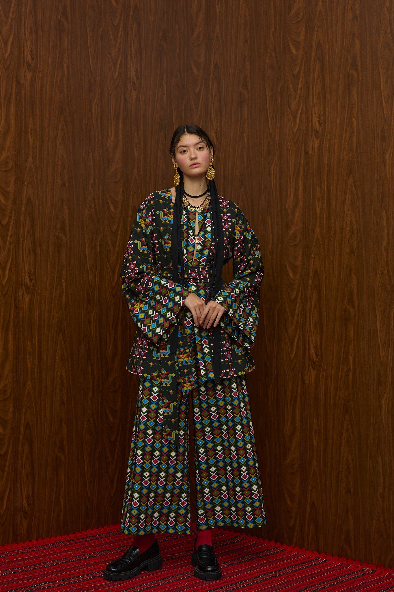 HRAMI KIMONO (ELENIA BLACK PRINT)