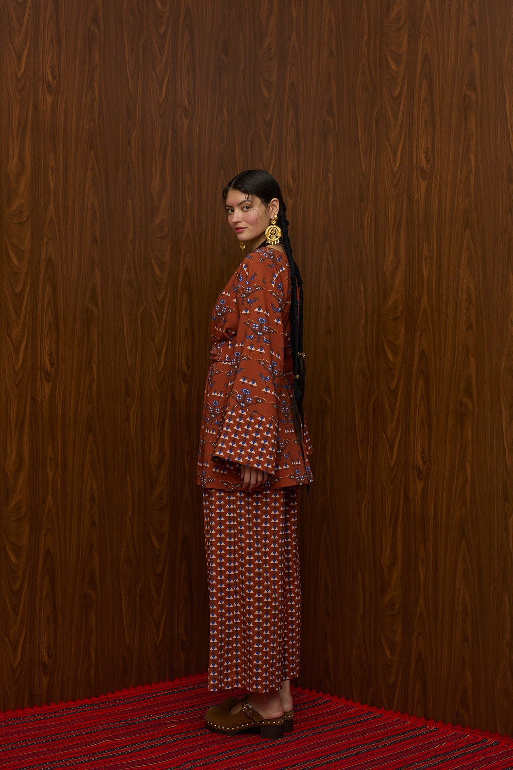 ACHELOOS PANTS (KAMPOS BROWN PRINT)
