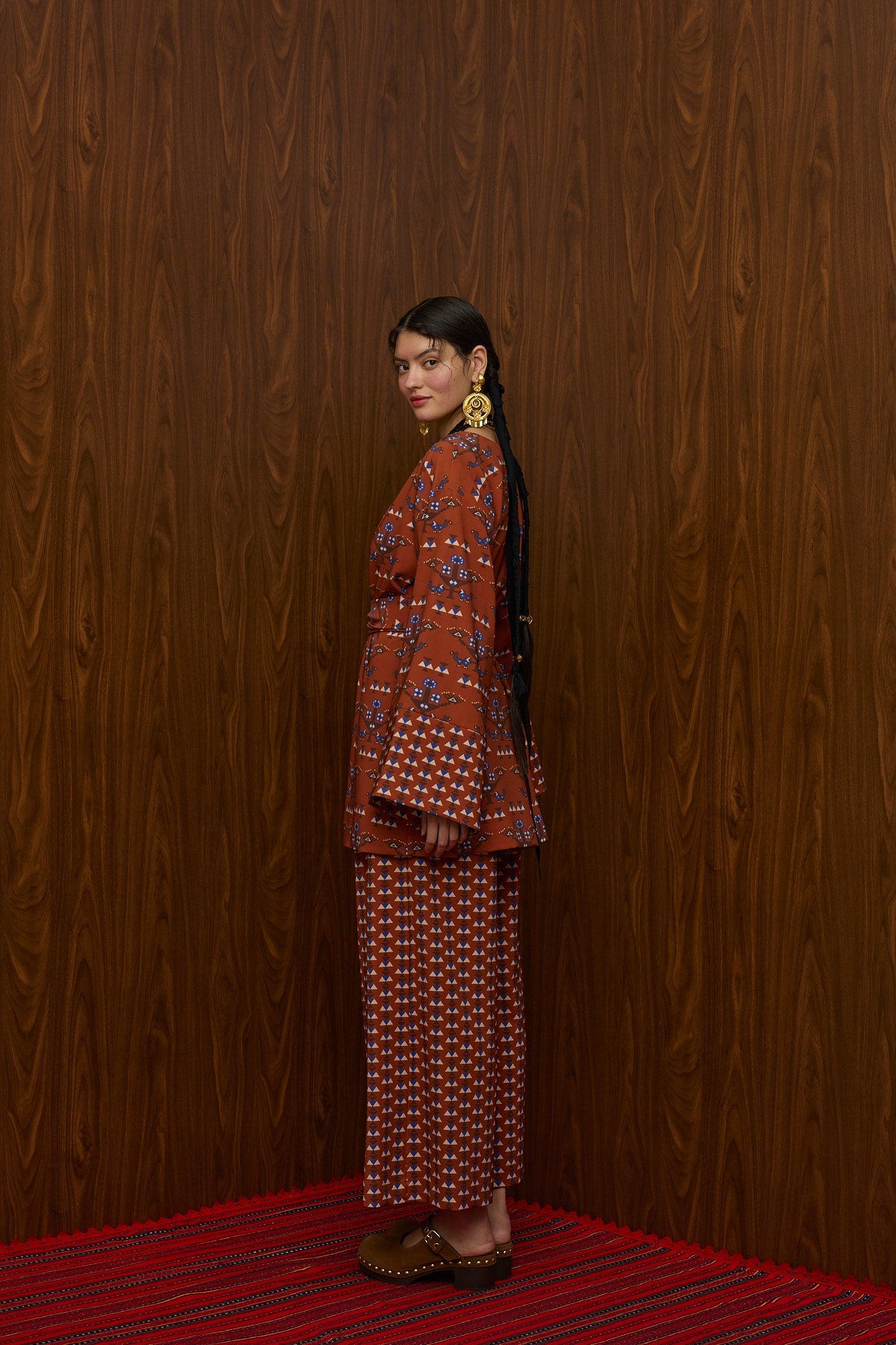 ACHELOOS PANTS (KAMPOS BROWN PRINT)