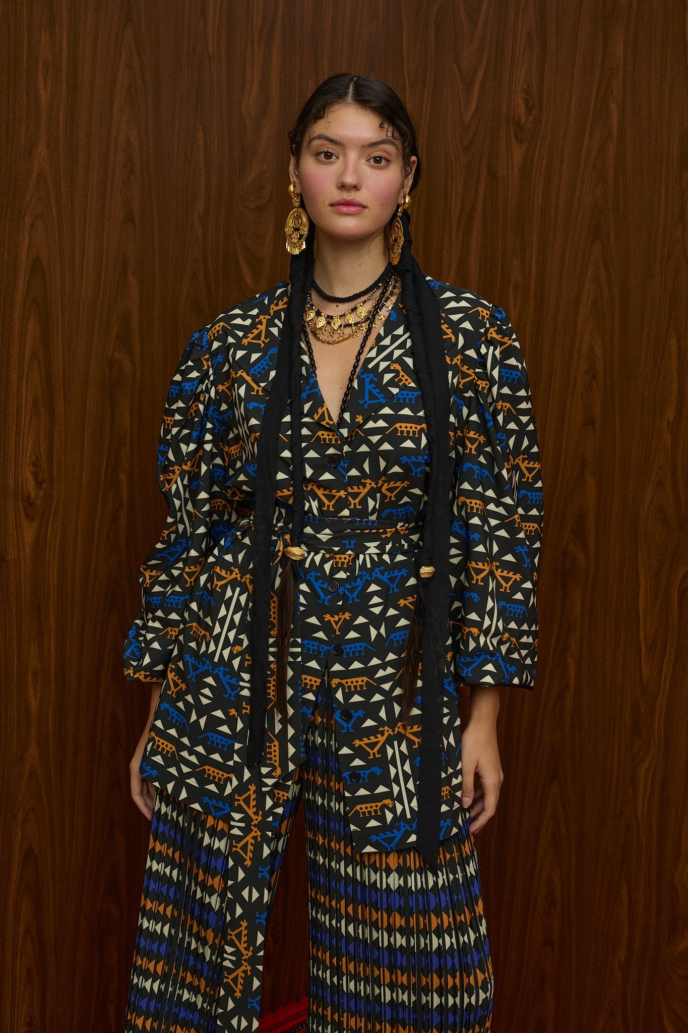 BERDES SHIRT (ZOOMORFON BLACK PRINT)
