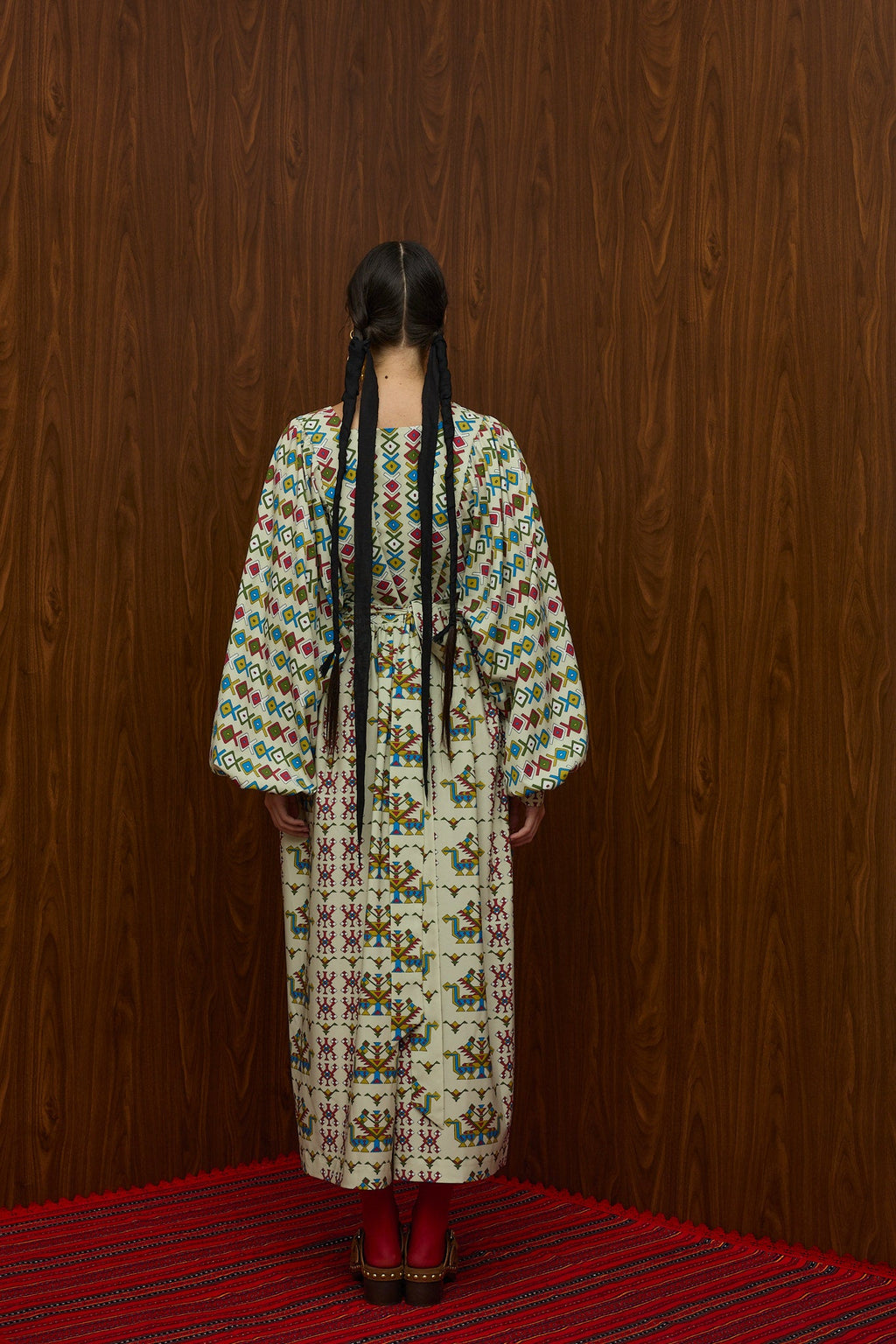 METSOVO MAXI DRESS (ELENIA BEIGE PRINT)
