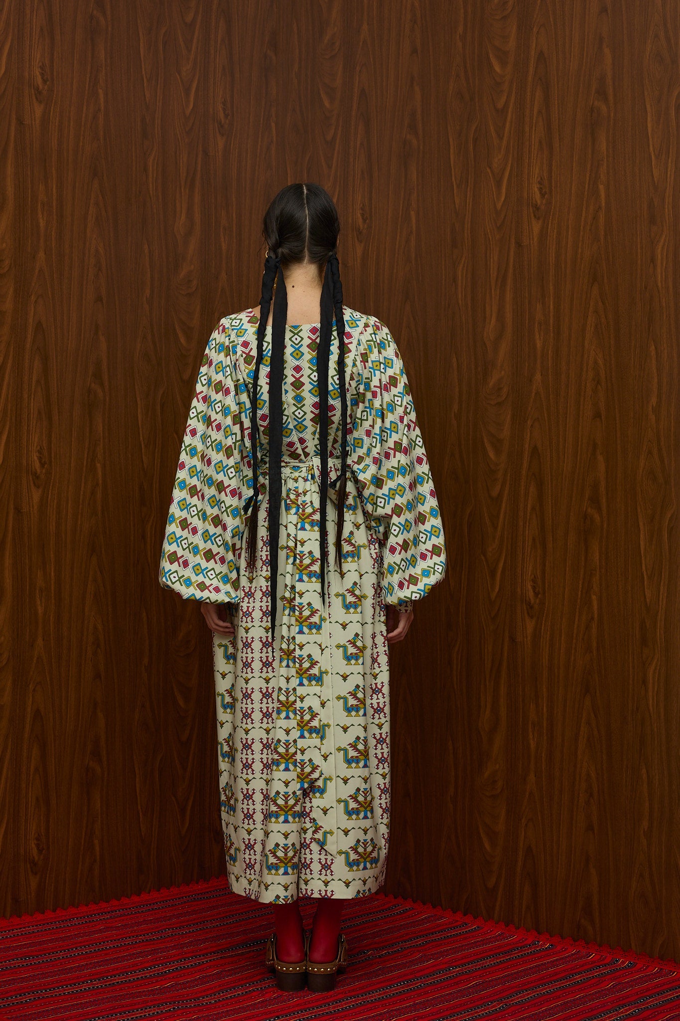 METSOVO MAXI DRESS (ELENIA BEIGE PRINT)