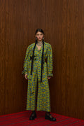 ACHELOOS PANTS (ALOGON GREEN PRINT)