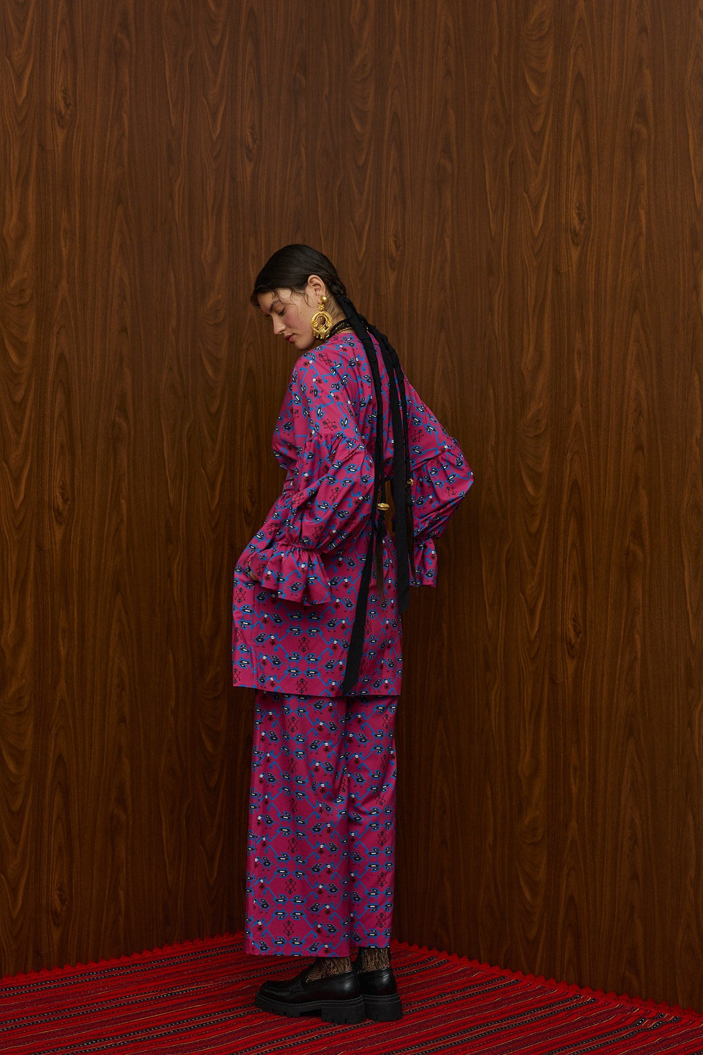 TSIKRIKI SHIRT/DRESS (ALOGON PINK PRINT)