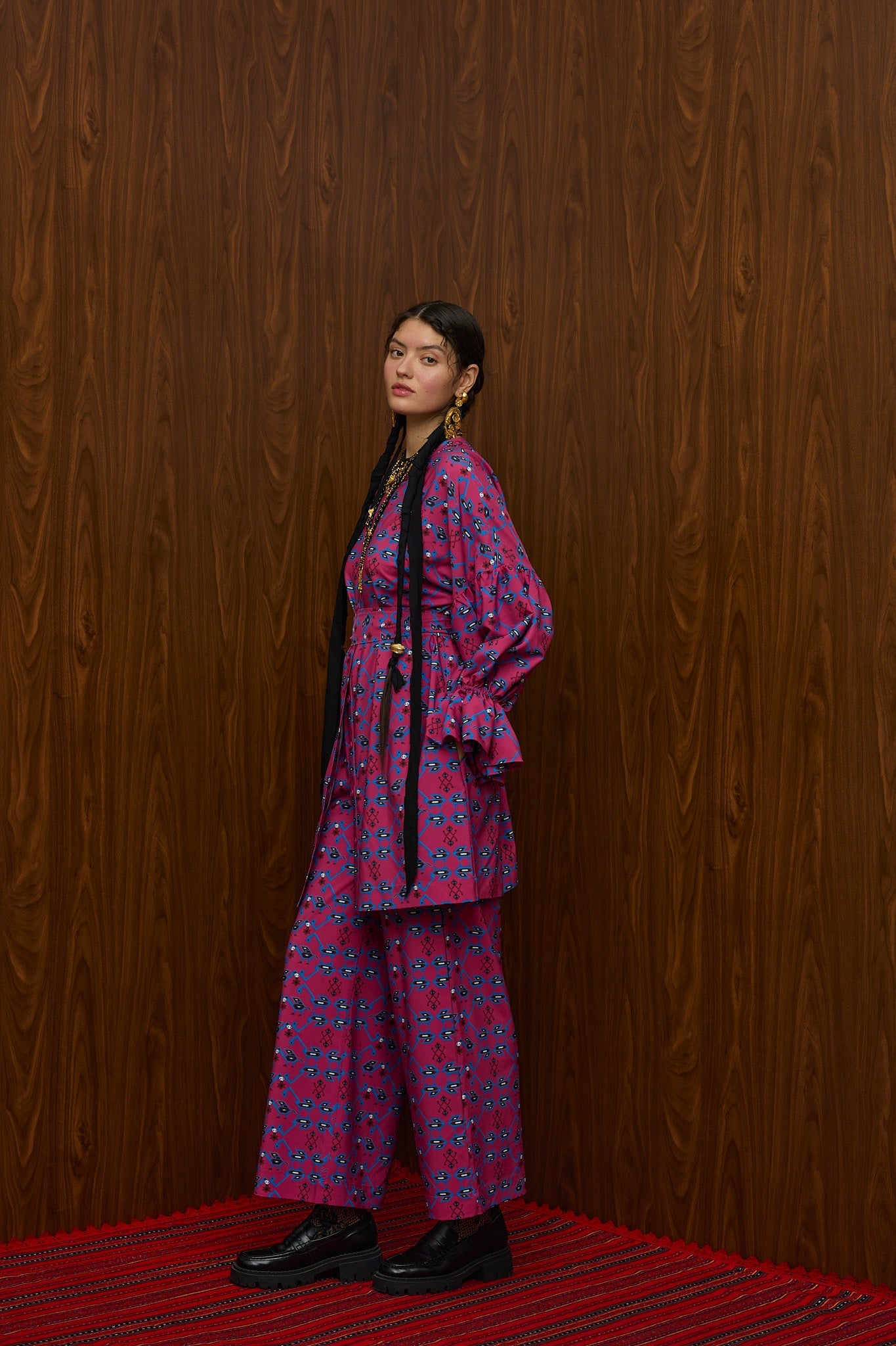 HRAMI PANTS (ALOGON PINK PRINT)