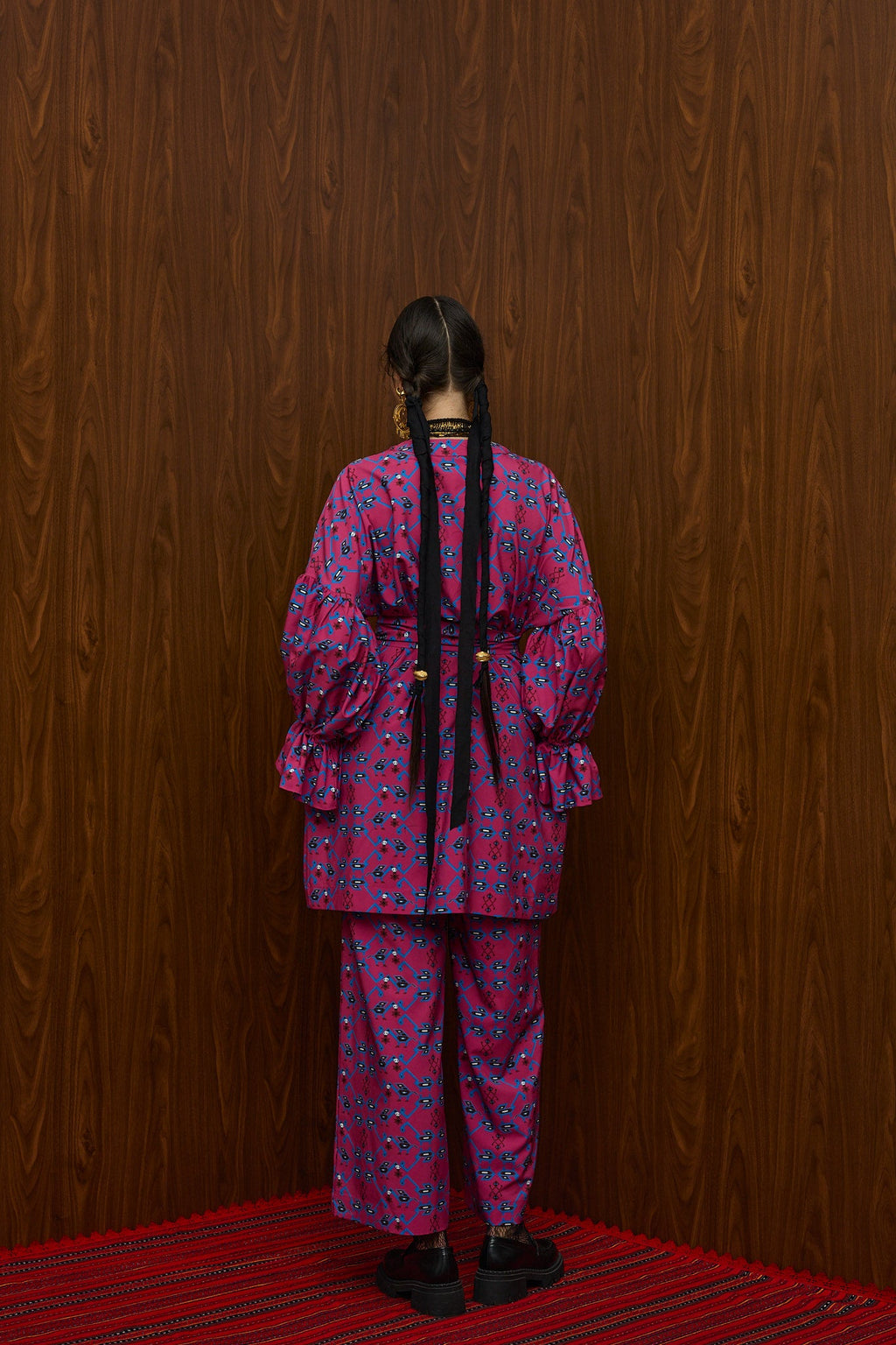 HRAMI PANTS (ALOGON PINK PRINT)
