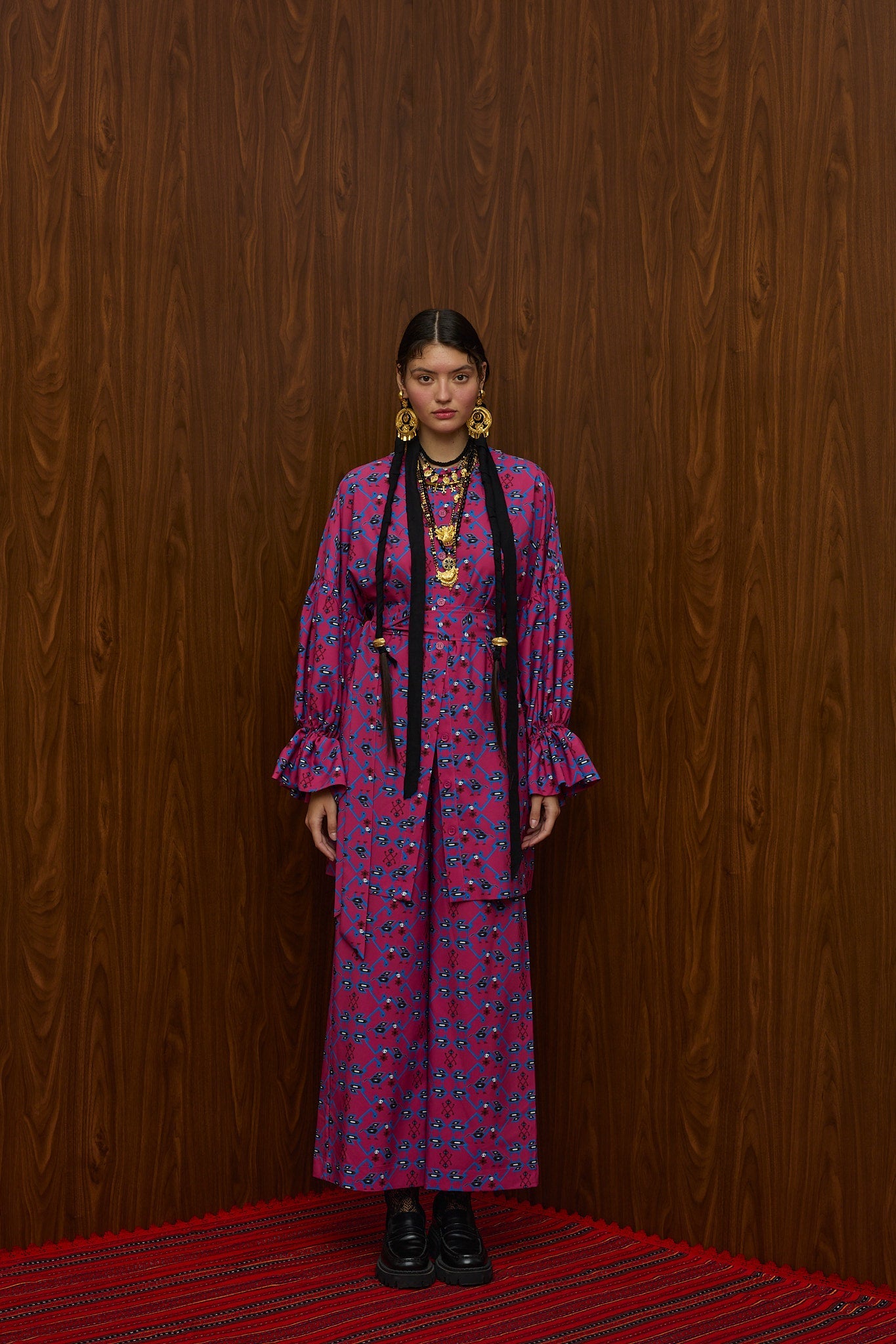 HRAMI PANTS (ALOGON PINK PRINT)