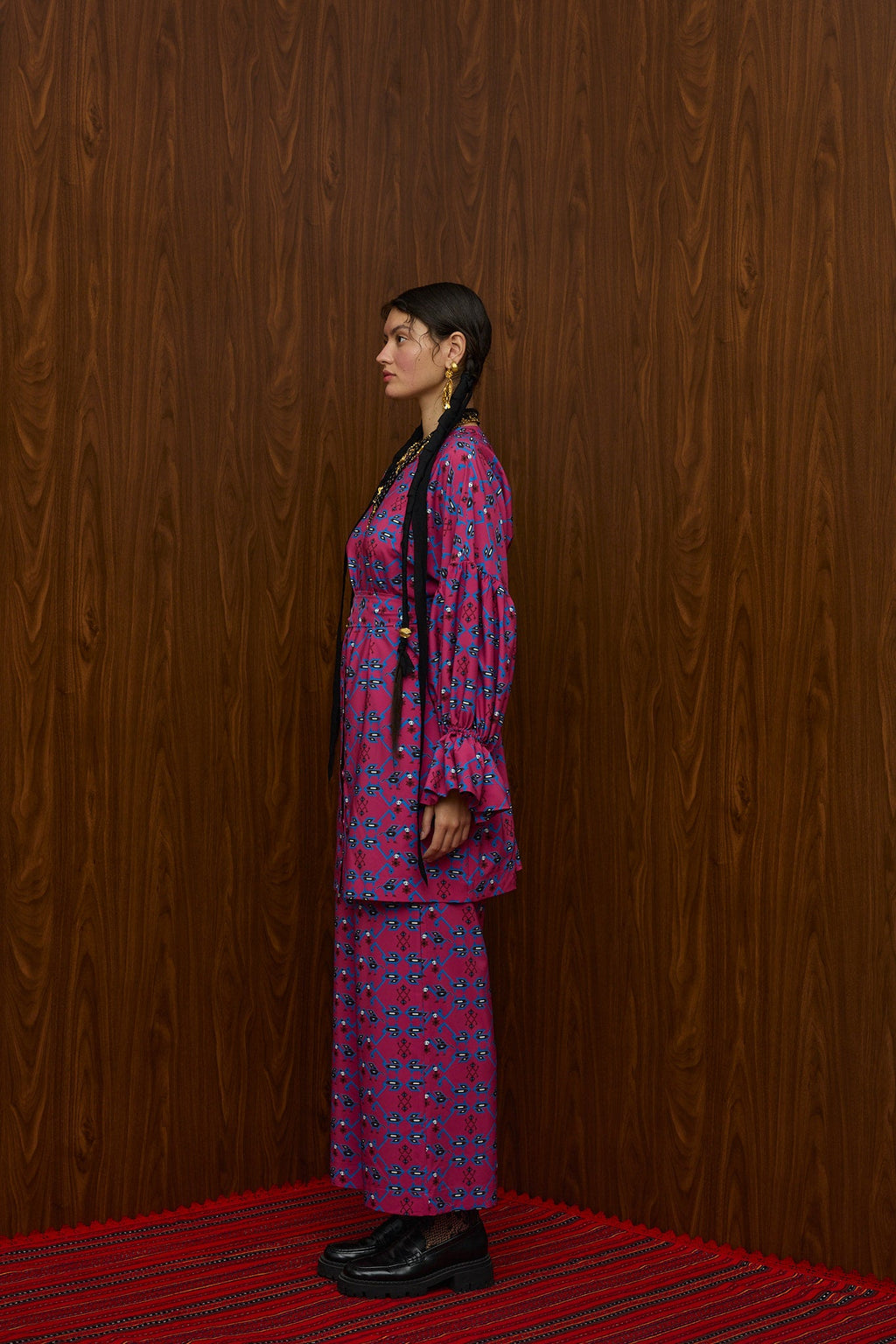 HRAMI PANTS (ALOGON PINK PRINT)