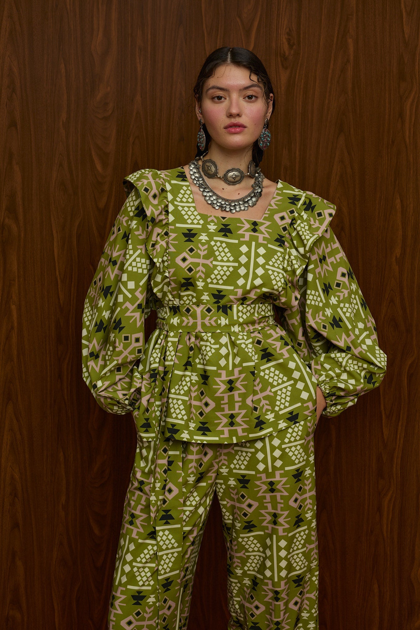 ACHELOOS TOP (MANA QU MIARLE PRINT)