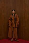 ACHELOOS PANTS (BROWN PLISSE)