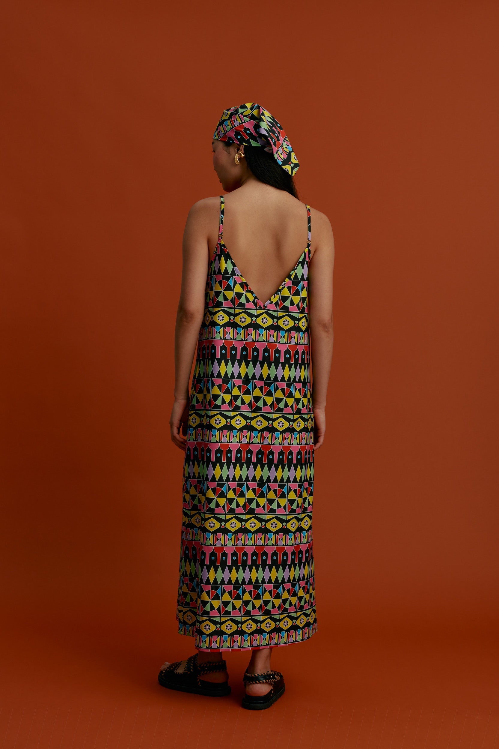 MARKELLA Maxi Dress (Pyrgousika Multi Black)