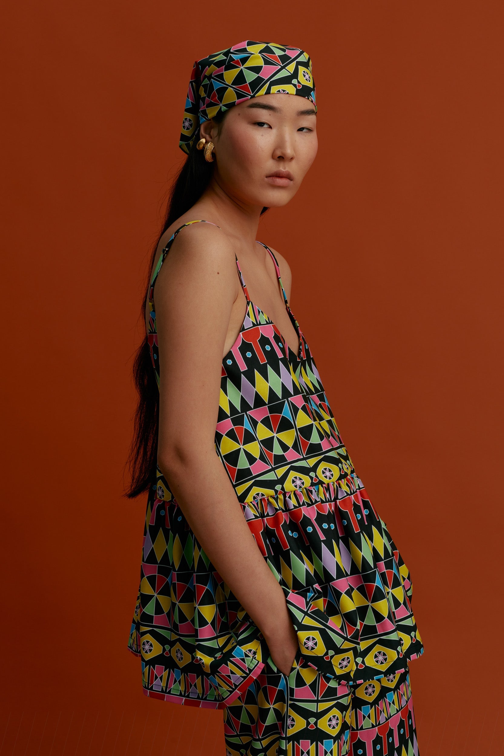 LAGADA Top (Pyrgousika Multi Black)