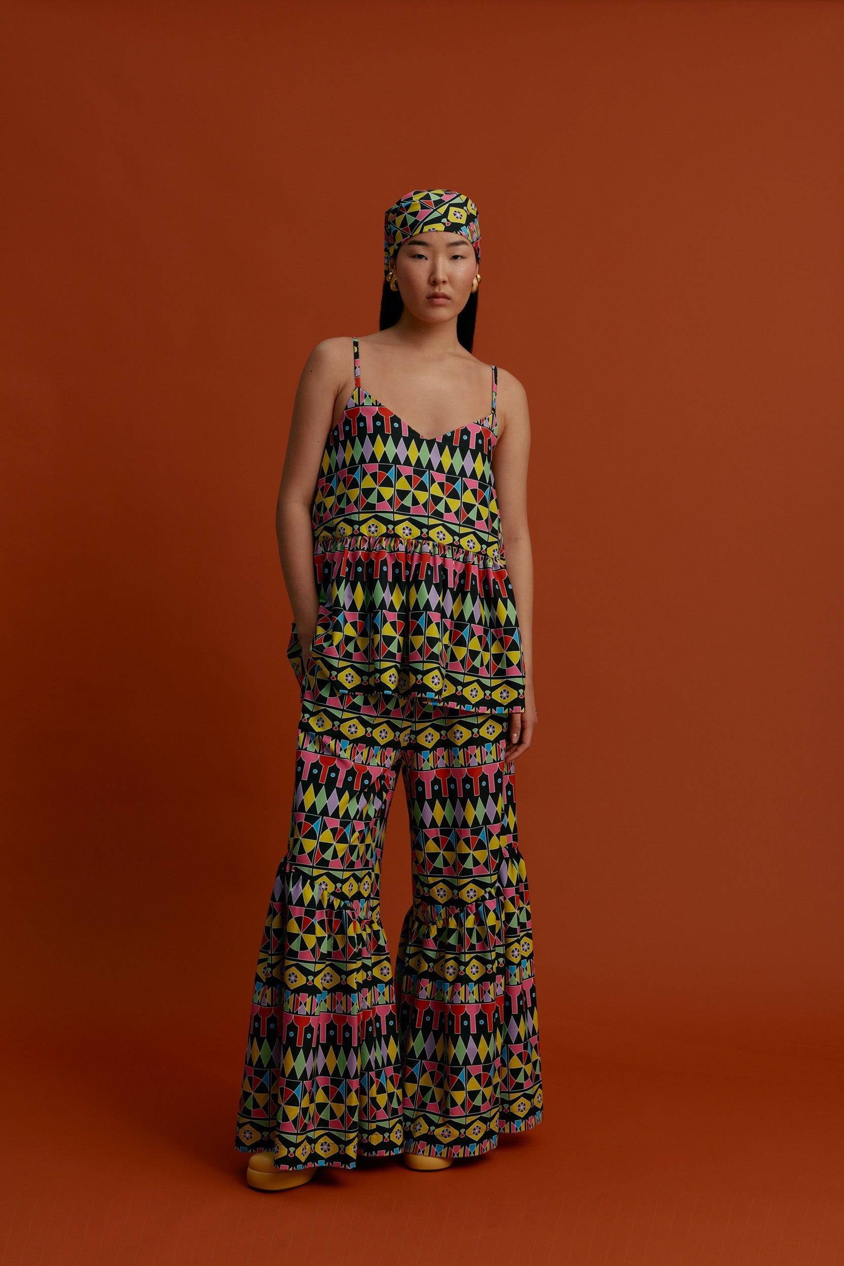 LAGADA Top (Pyrgousika Multi Black)