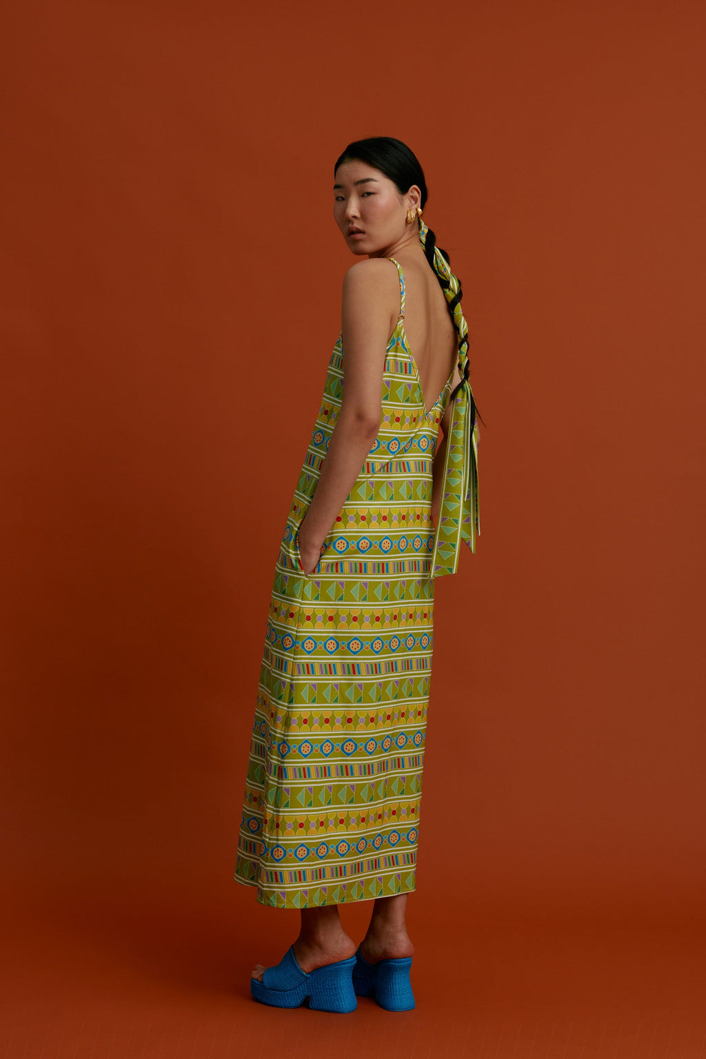 MARKELLA Maxi Dress (Pyrgousika Multi Green)