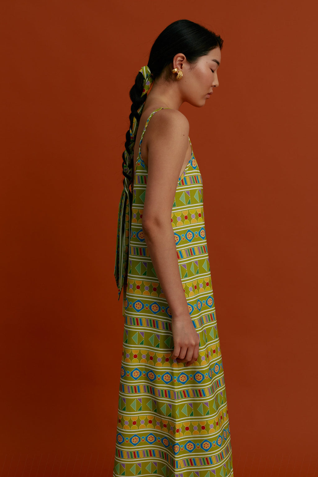 MARKELLA Maxi Dress (Pyrgousika Multi Green)