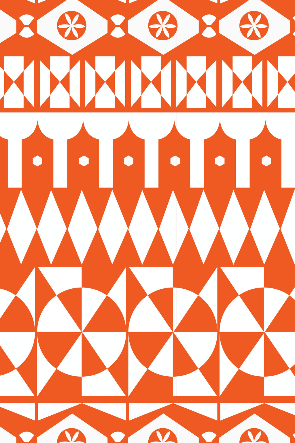 MASTICHOCHORI Shirt (White Motifs Orange)