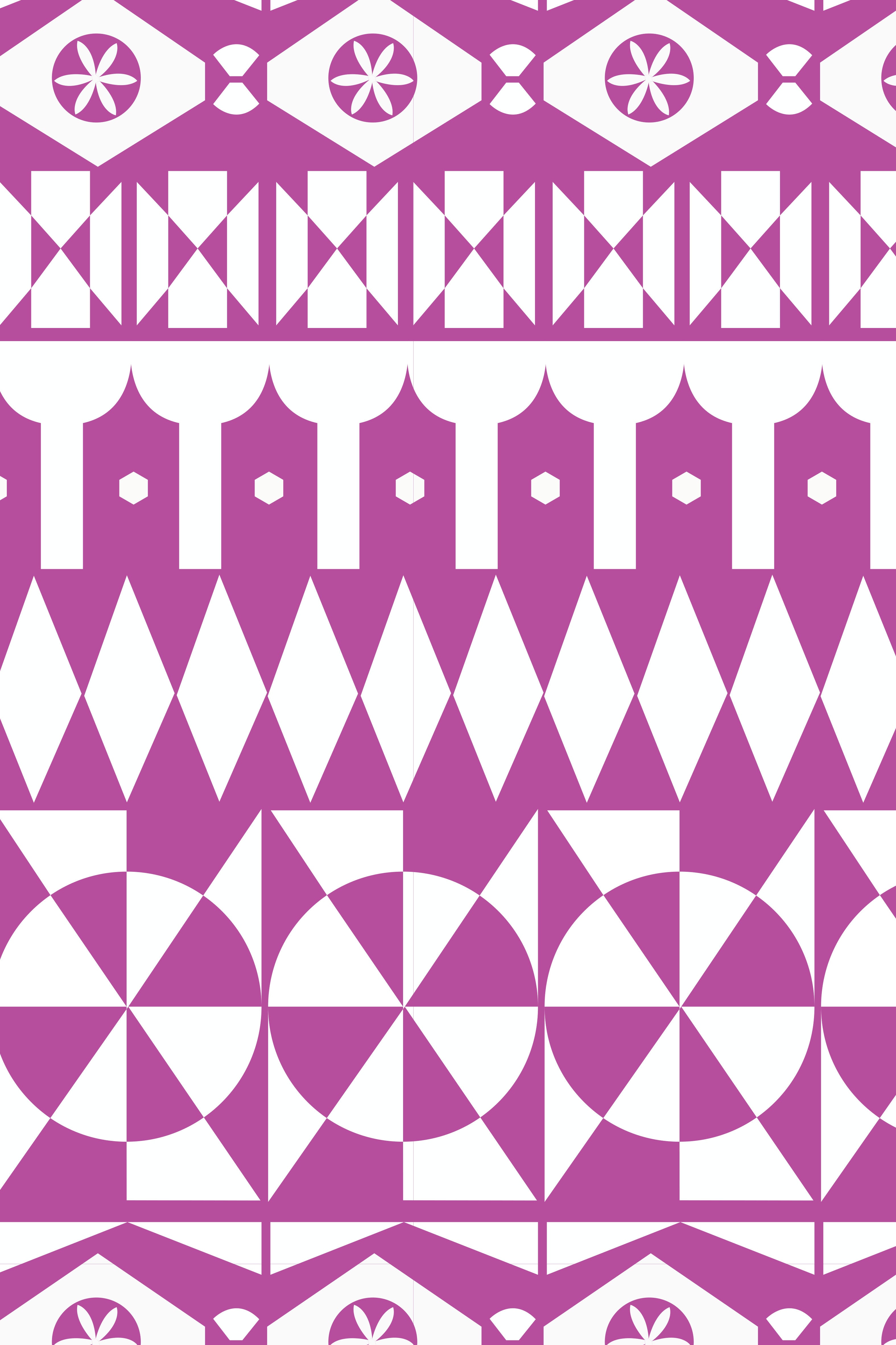VRONTADOS Maxi Dress (White Motifs Pink)
