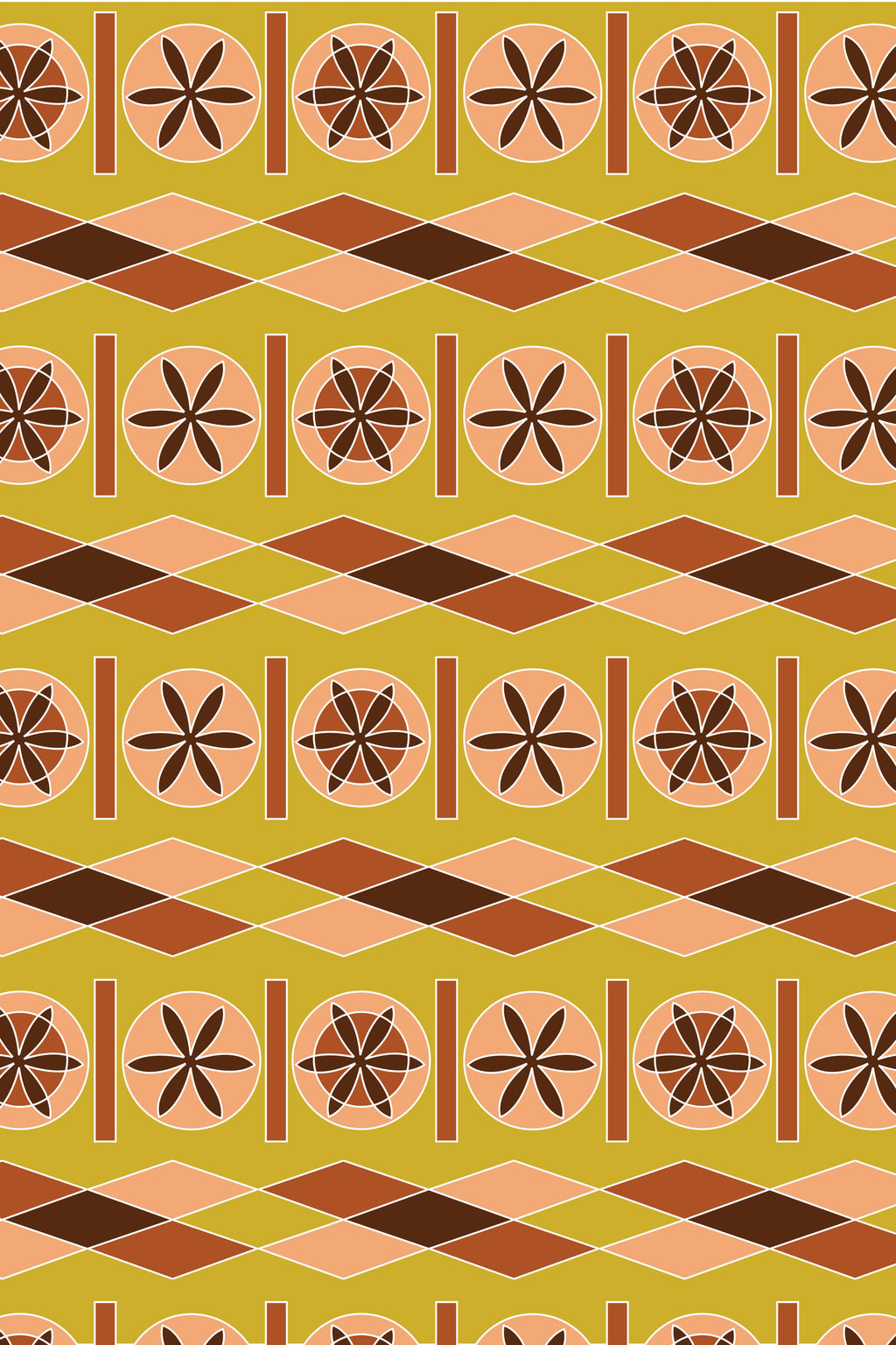 KARDAMYLA Maxi Dress (Pyrgousika lime&brown)