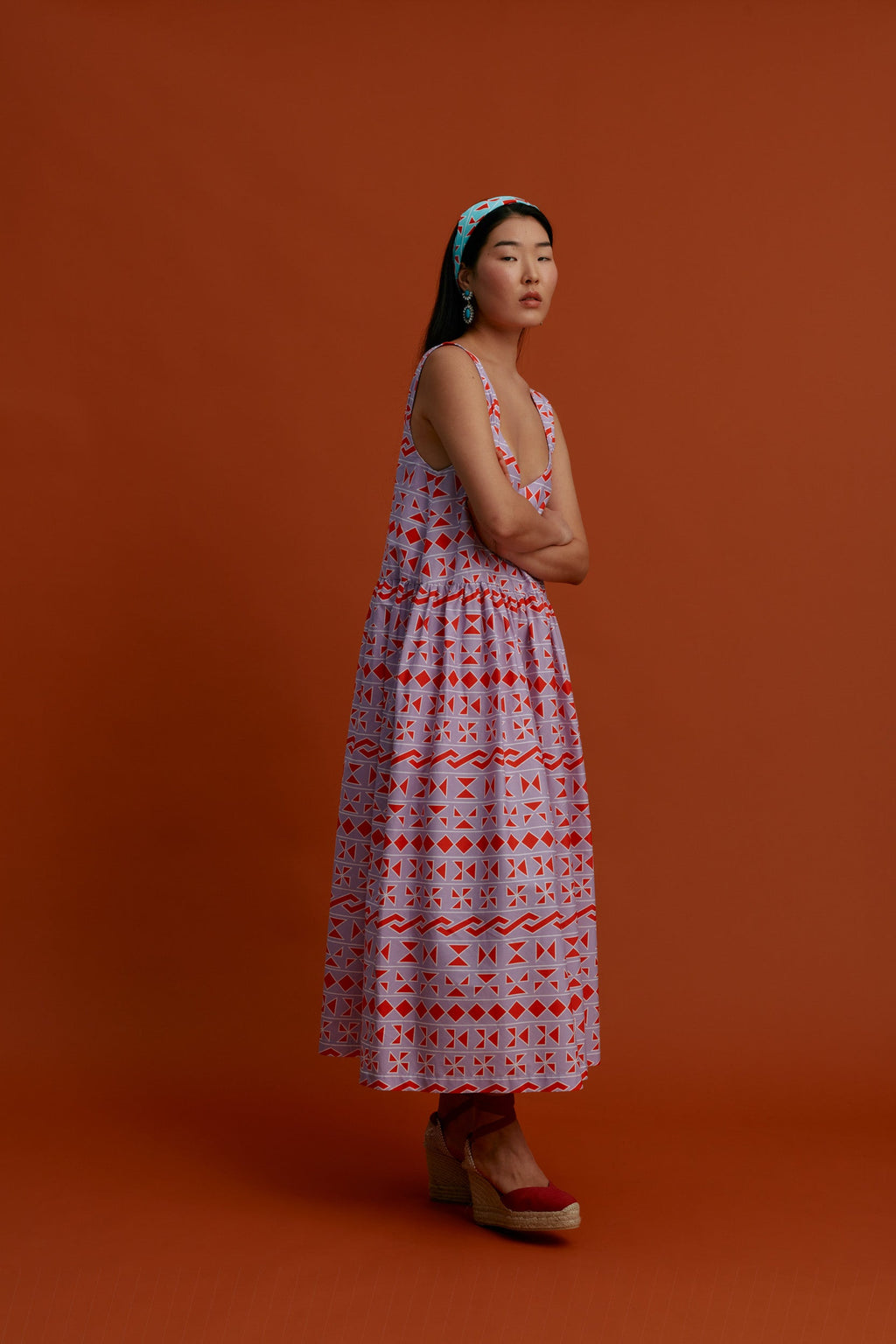 MARMARO Maxi Dress (Pyrgousika Purple base)