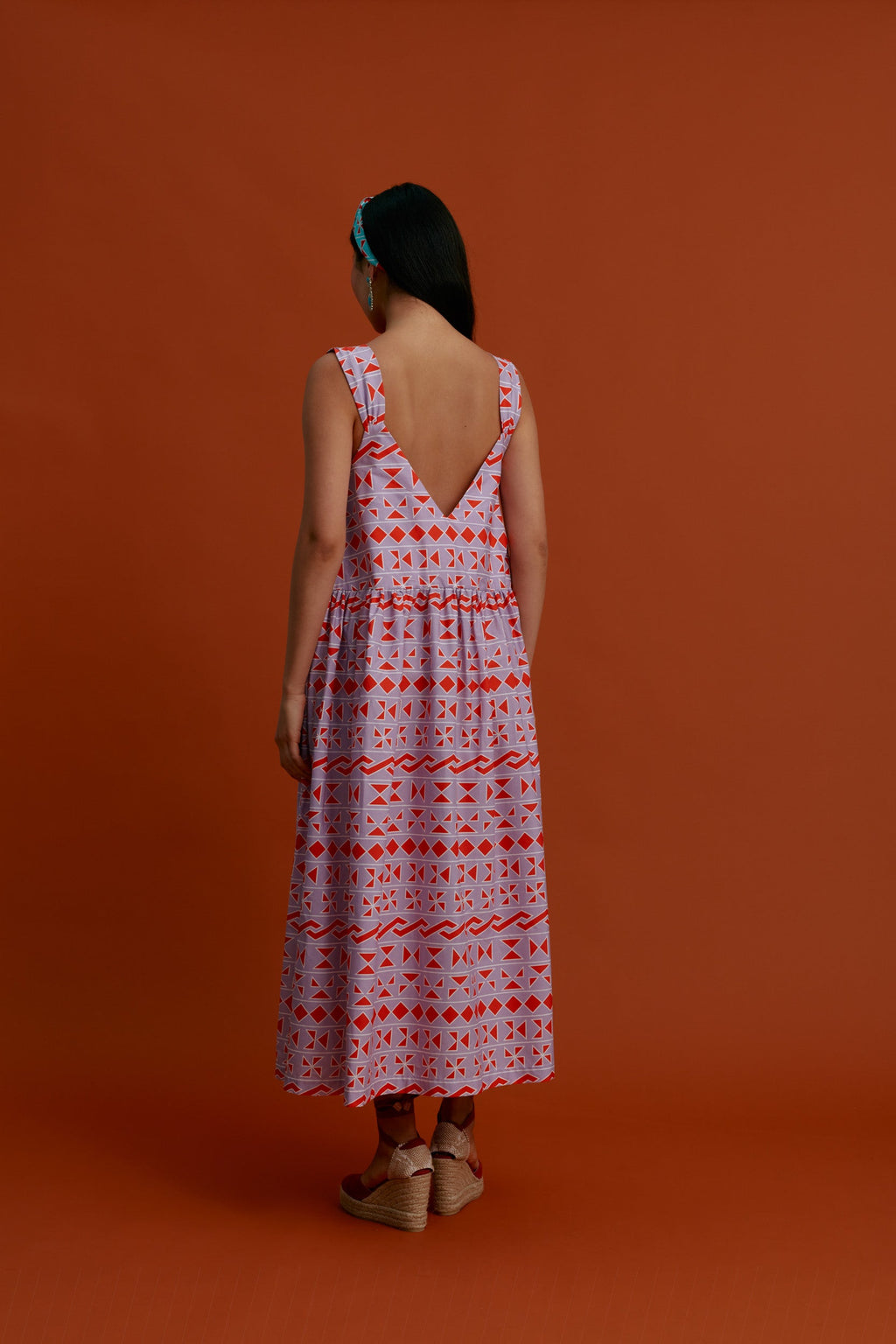 MARMARO Maxi Dress (Pyrgousika Purple base)