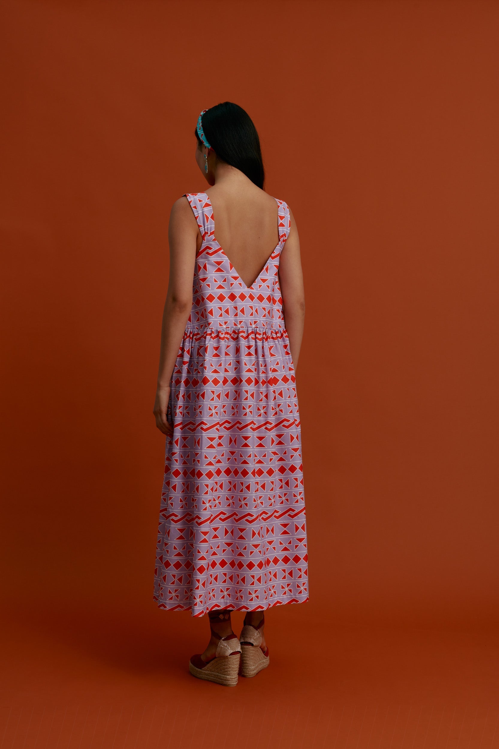 MARMARO Maxi Dress (Pyrgousika Purple base)