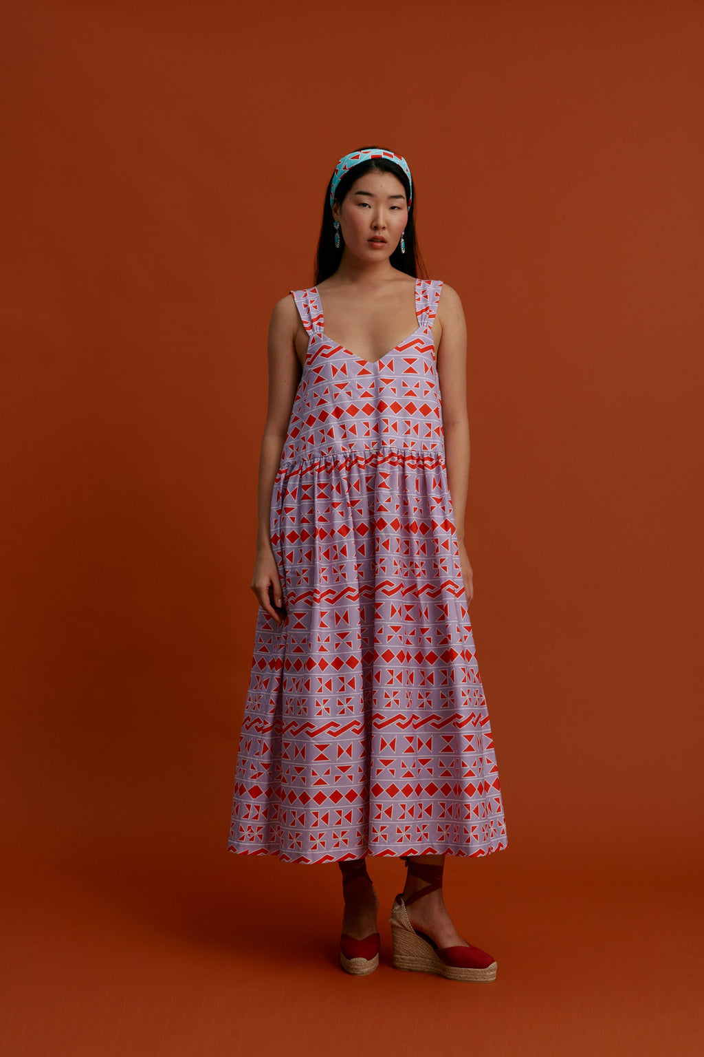MARMARO Maxi Dress (Pyrgousika Purple base)