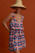 ARMOLIA Mini Dress (Pyrgousika Deconstructed red/blue)
