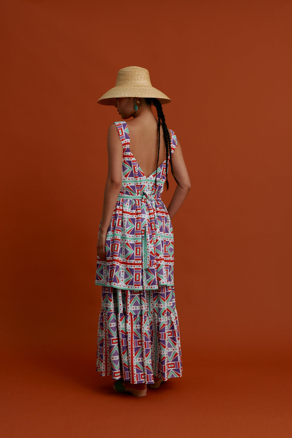 ARMOLIA Mini Dress (Pyrgousika Deconstructed purple/red)