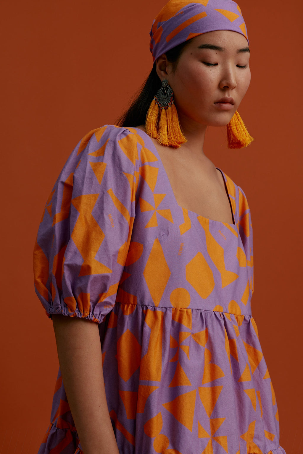 PITIOS Mini Dress (Pyrgousika logo in purple)