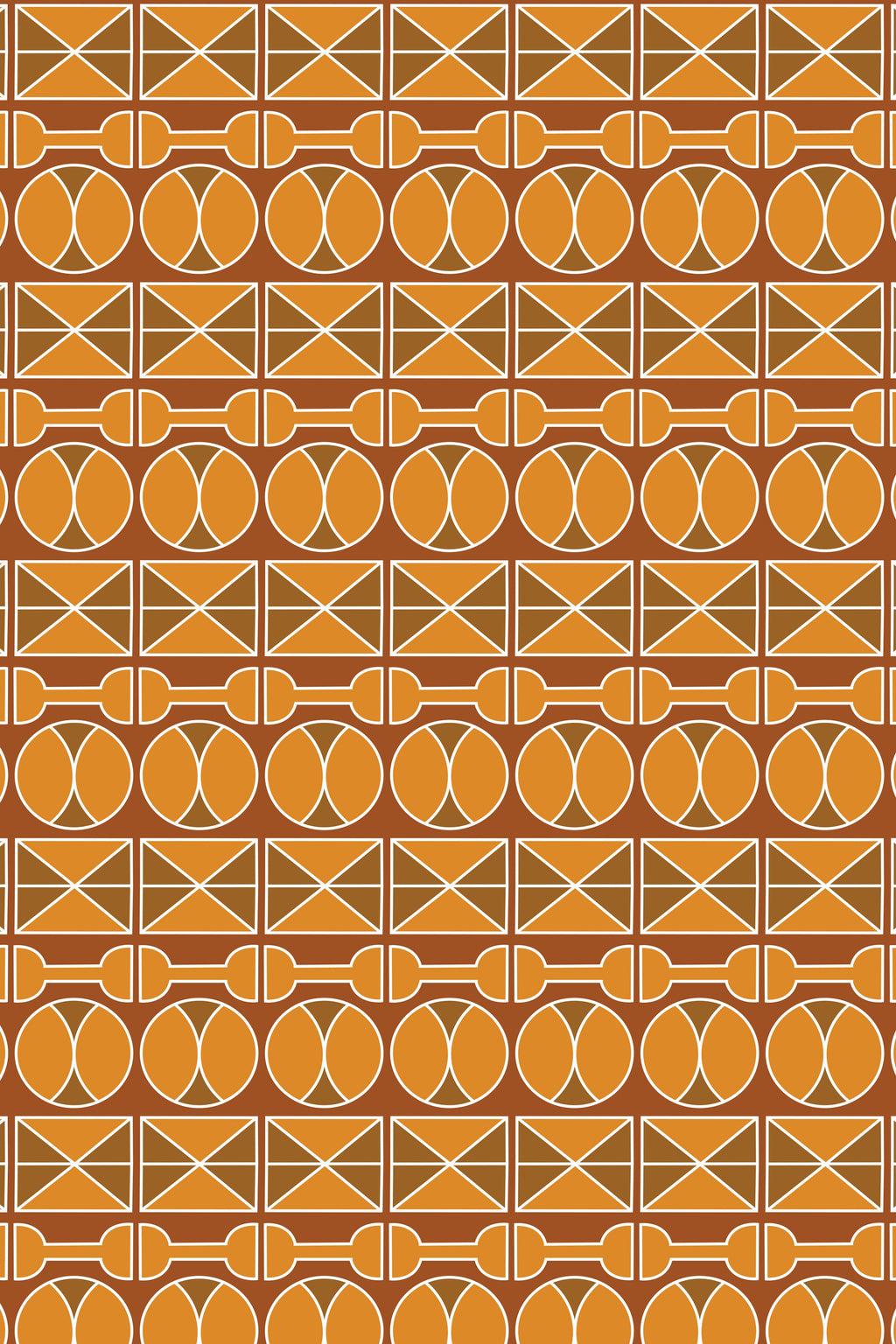 KALAMOTI Maxi Dress (Pyrgousika brown/orange)