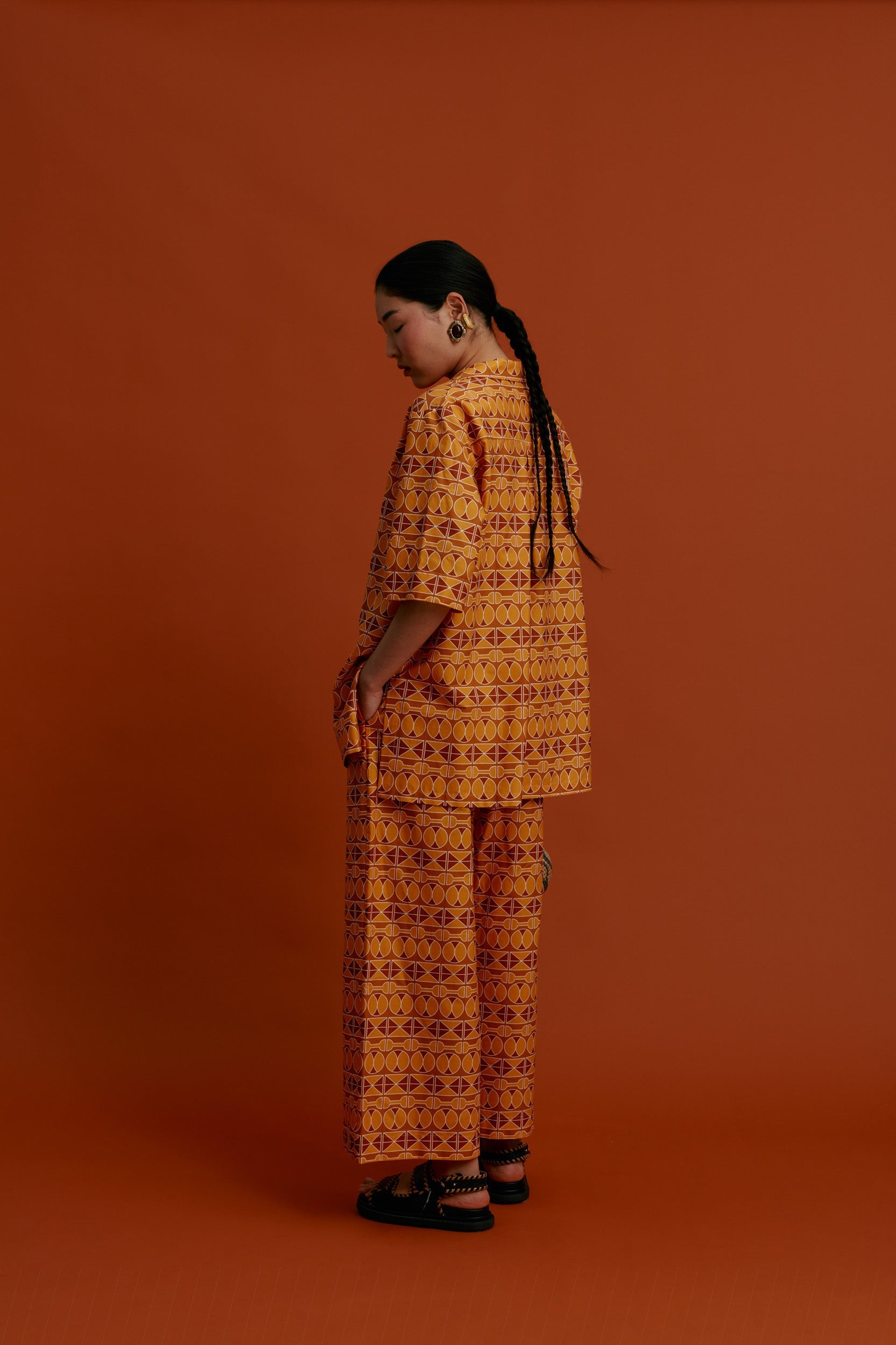 MASTICHOCHORI Shirt (Pyrgousika brown/orange)