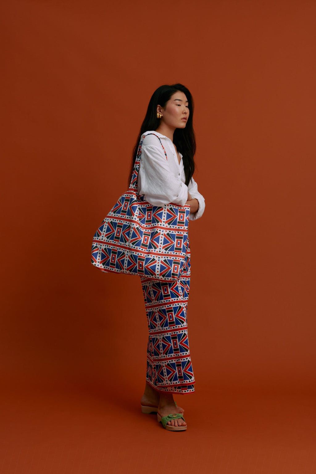 TOTE BAG (Pyrgousika Deconstructed blue/red)