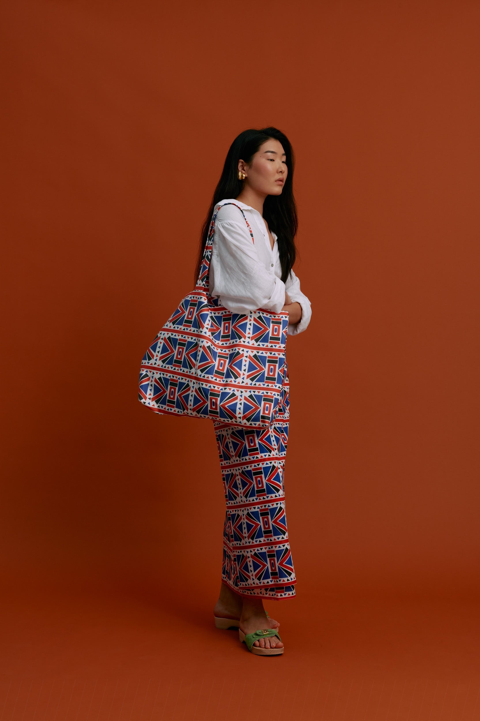 TOTE BAG (Pyrgousika Deconstructed blue/red)
