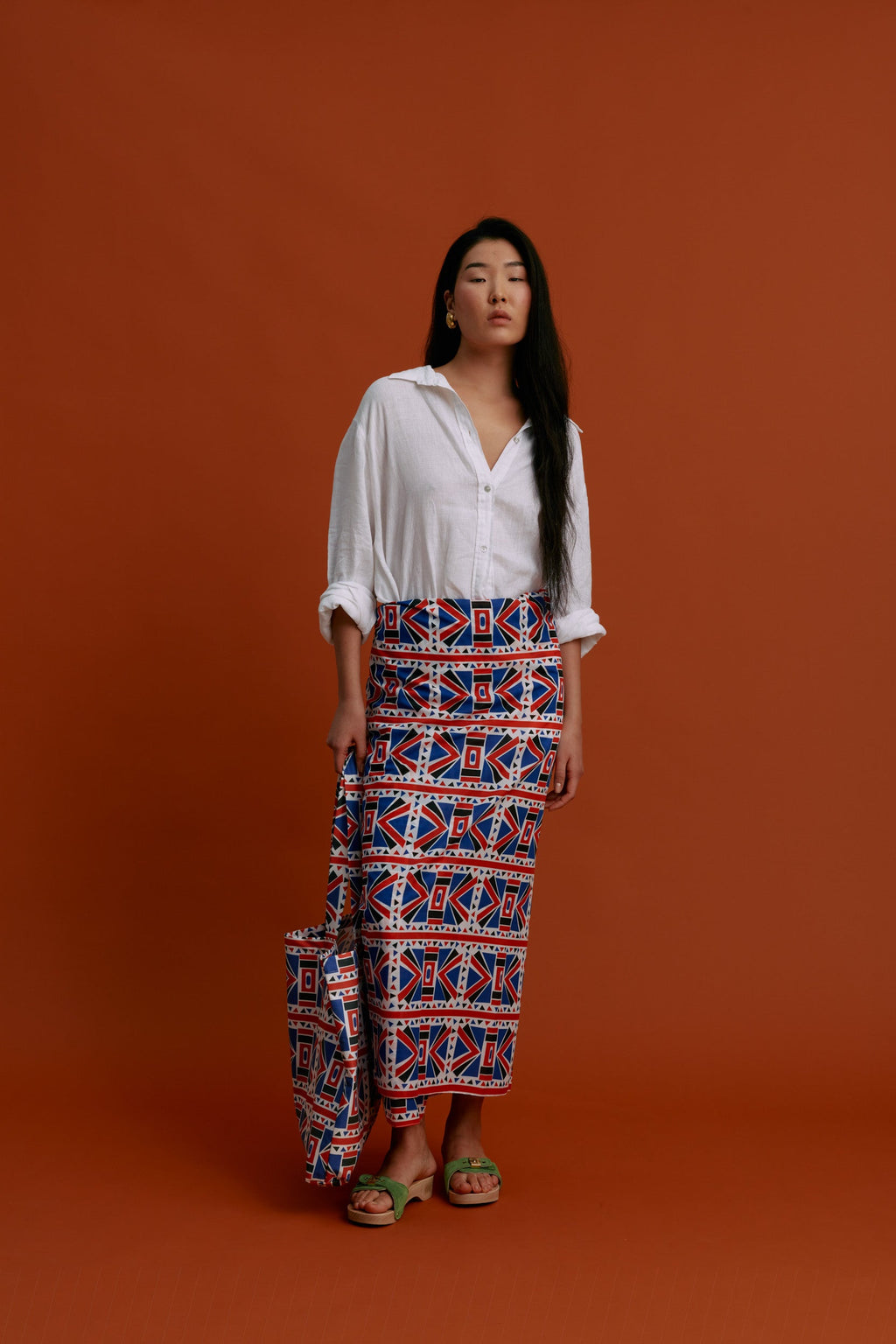 TOTE BAG (Pyrgousika Deconstructed blue/red)
