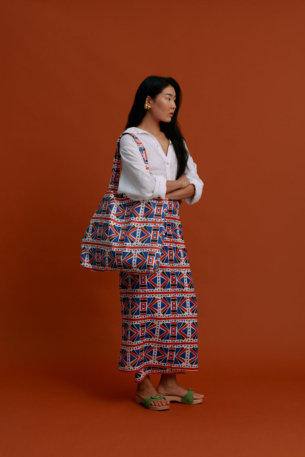 PAREO/SCARF (Pyrgousika Deconstructed blue/red)