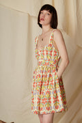 SKYRIANAKI MINI DRESS (Rodia Yellow Print)