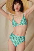 KOLYBADA BIKINI (Round Green Print)