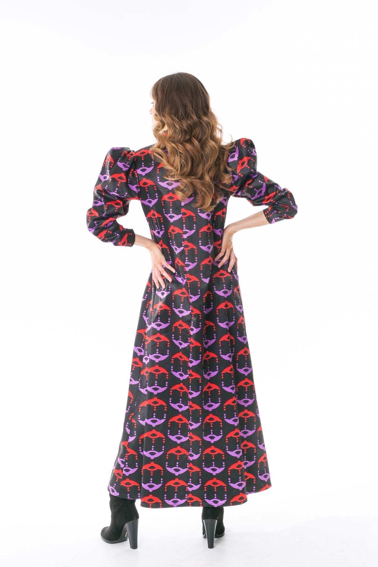 MELITTA Dress in Red/Purple