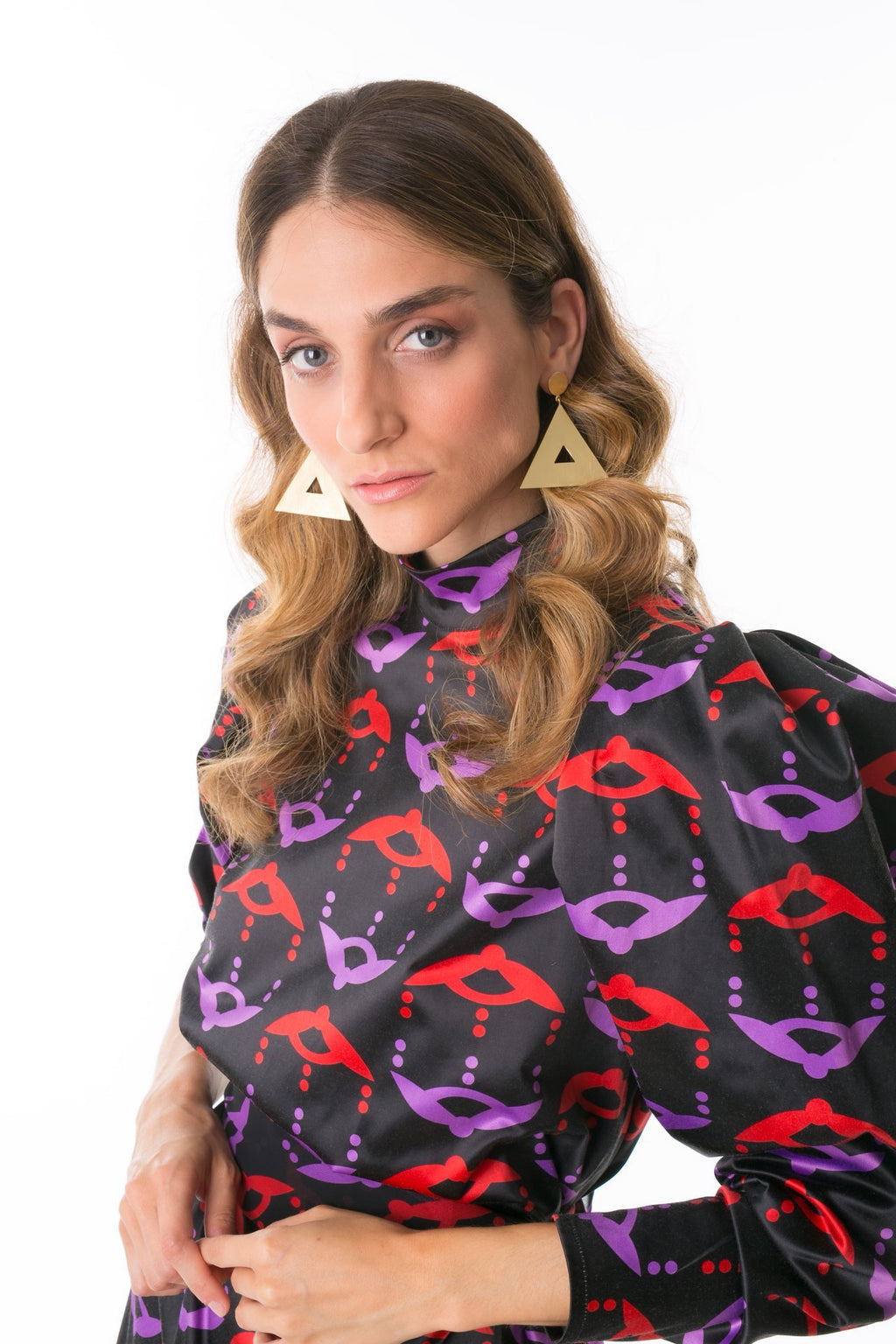 MELITTA Dress in Red/Purple
