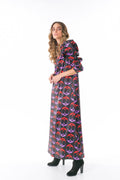 MELITTA Dress in Red/Purple