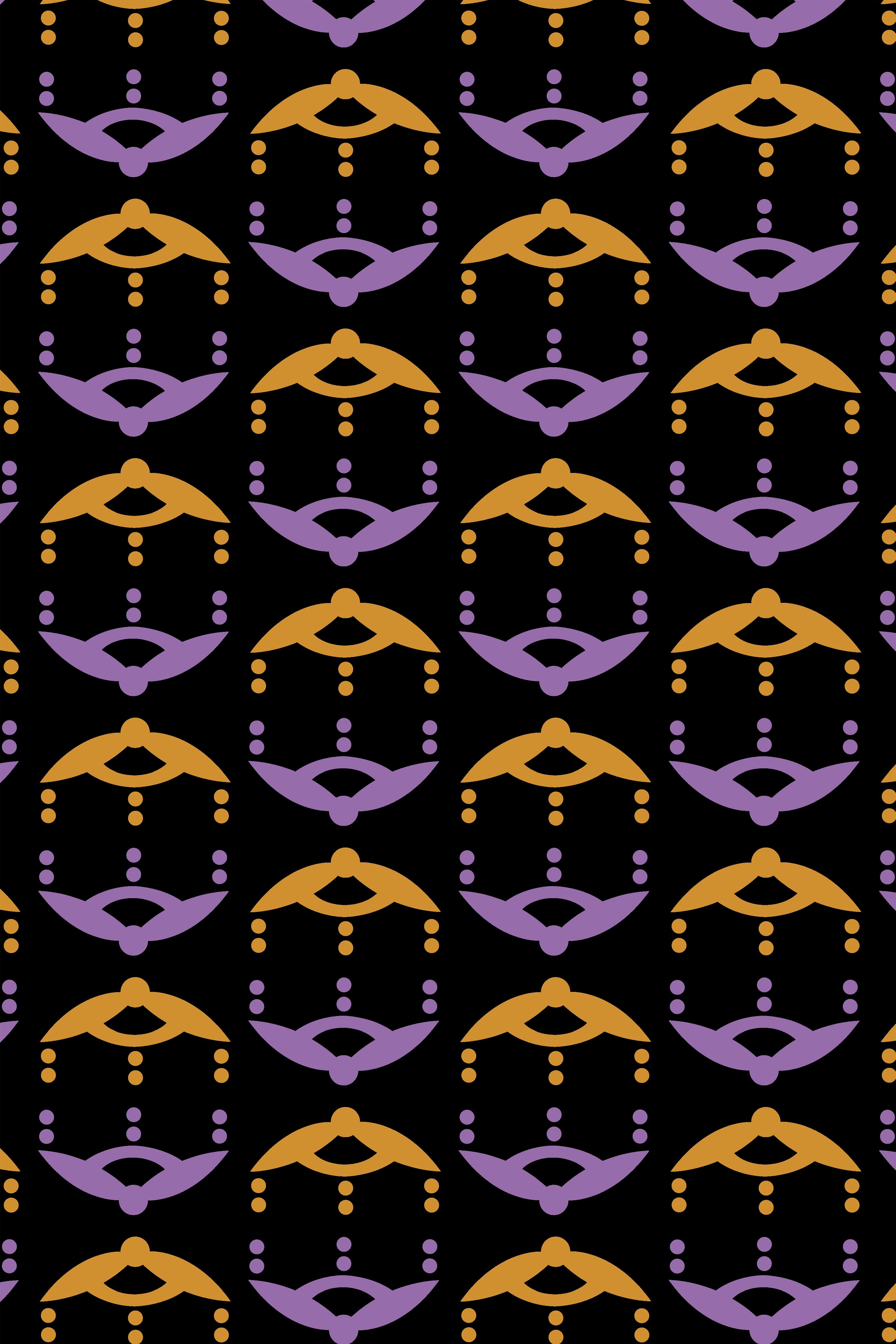 MELITTA Dress in Mustard/Purple