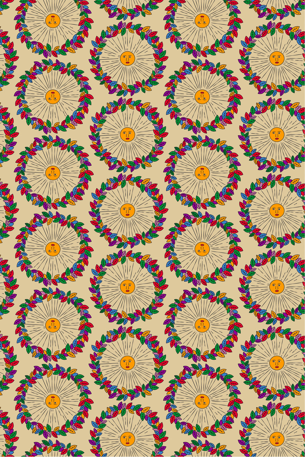 VLACHA DRESS (Helios Beige Print)