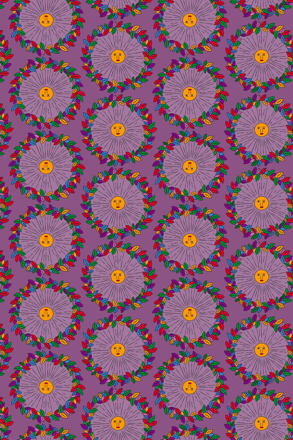 HELLI SKIRT (Helios Mauve Print)