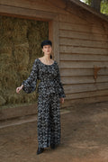 ZEUS PANTS (Black Vase Print)