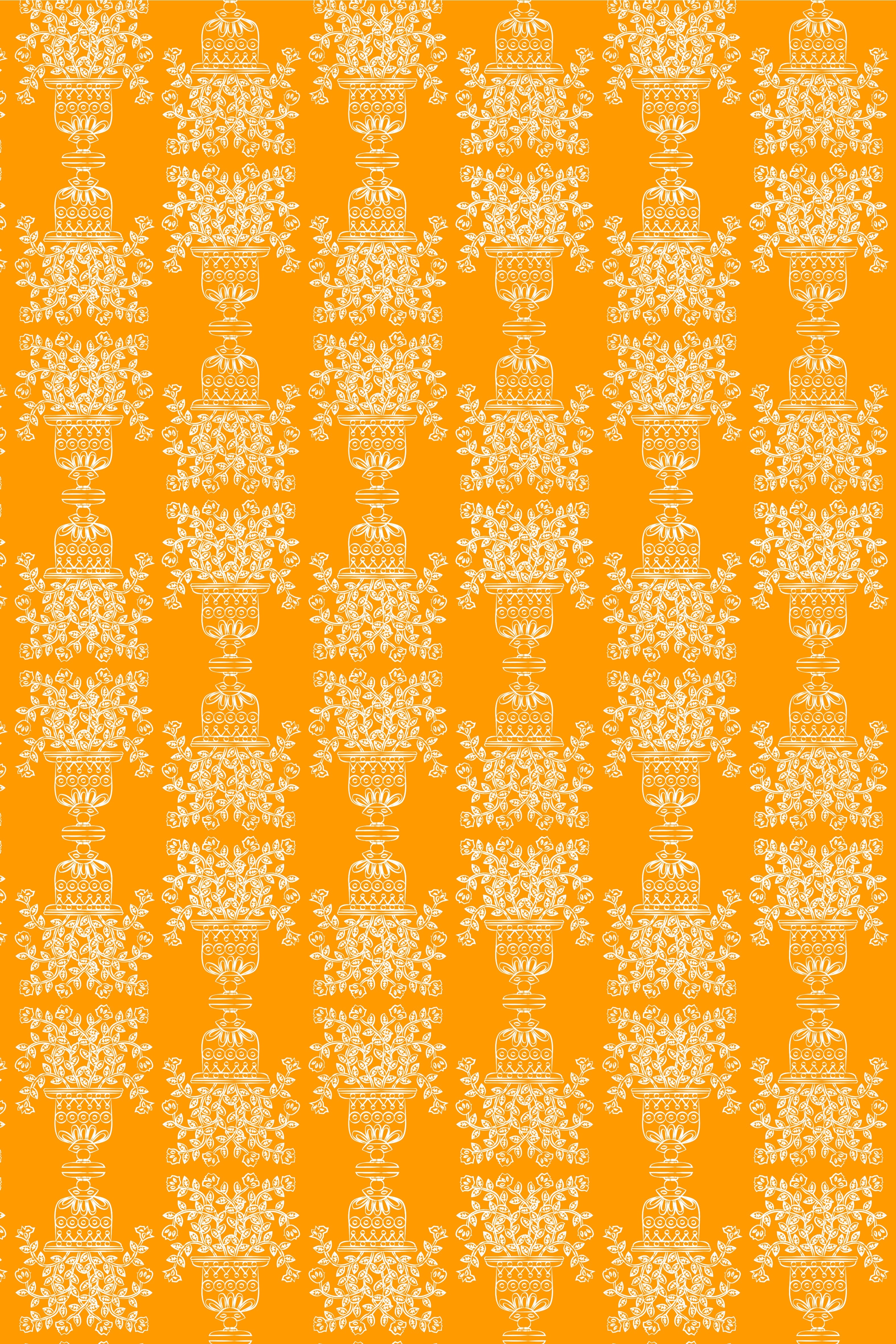 AGIASOS MAXI DRESS (Yellow Vase Print)