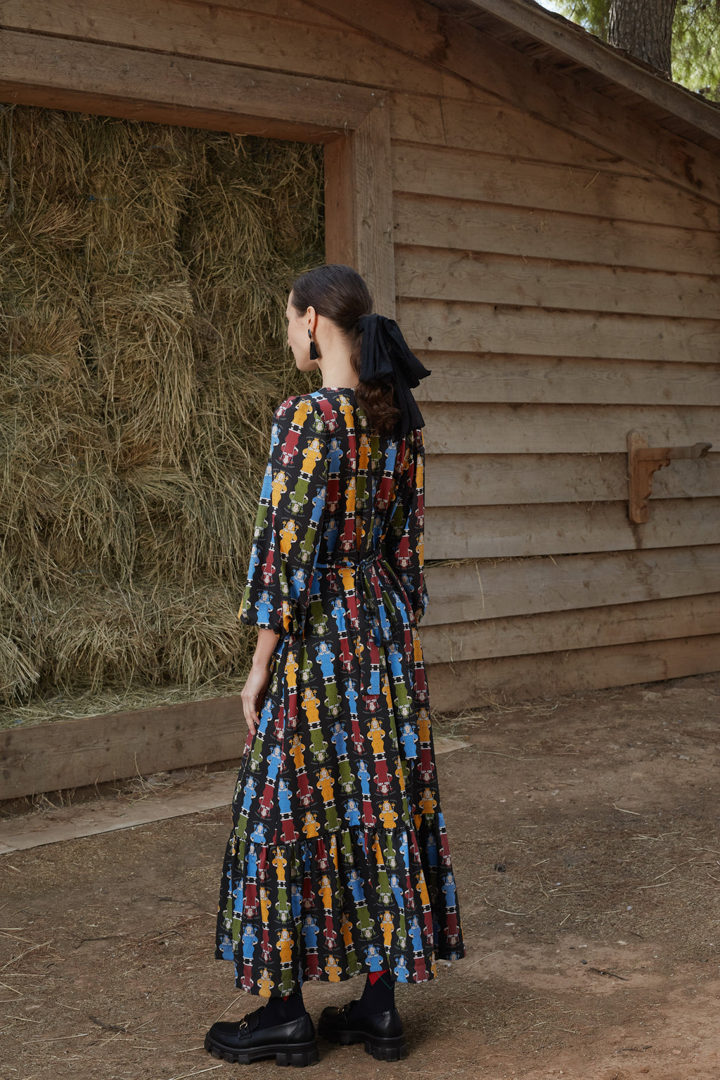 ALOSIS MAXI DRESS (Athena Black Print)