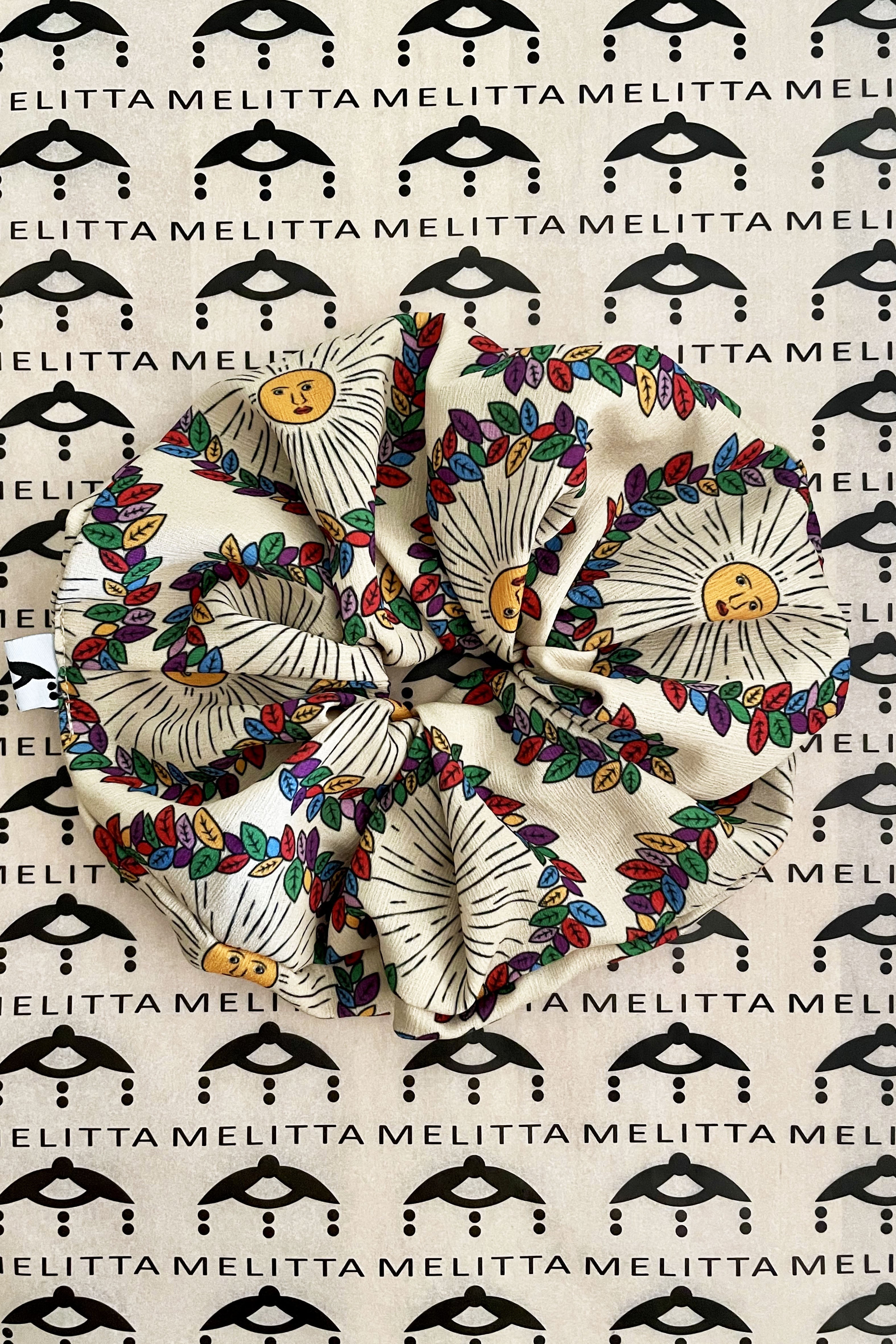 Helios Beige Scrunchie (Max Size)