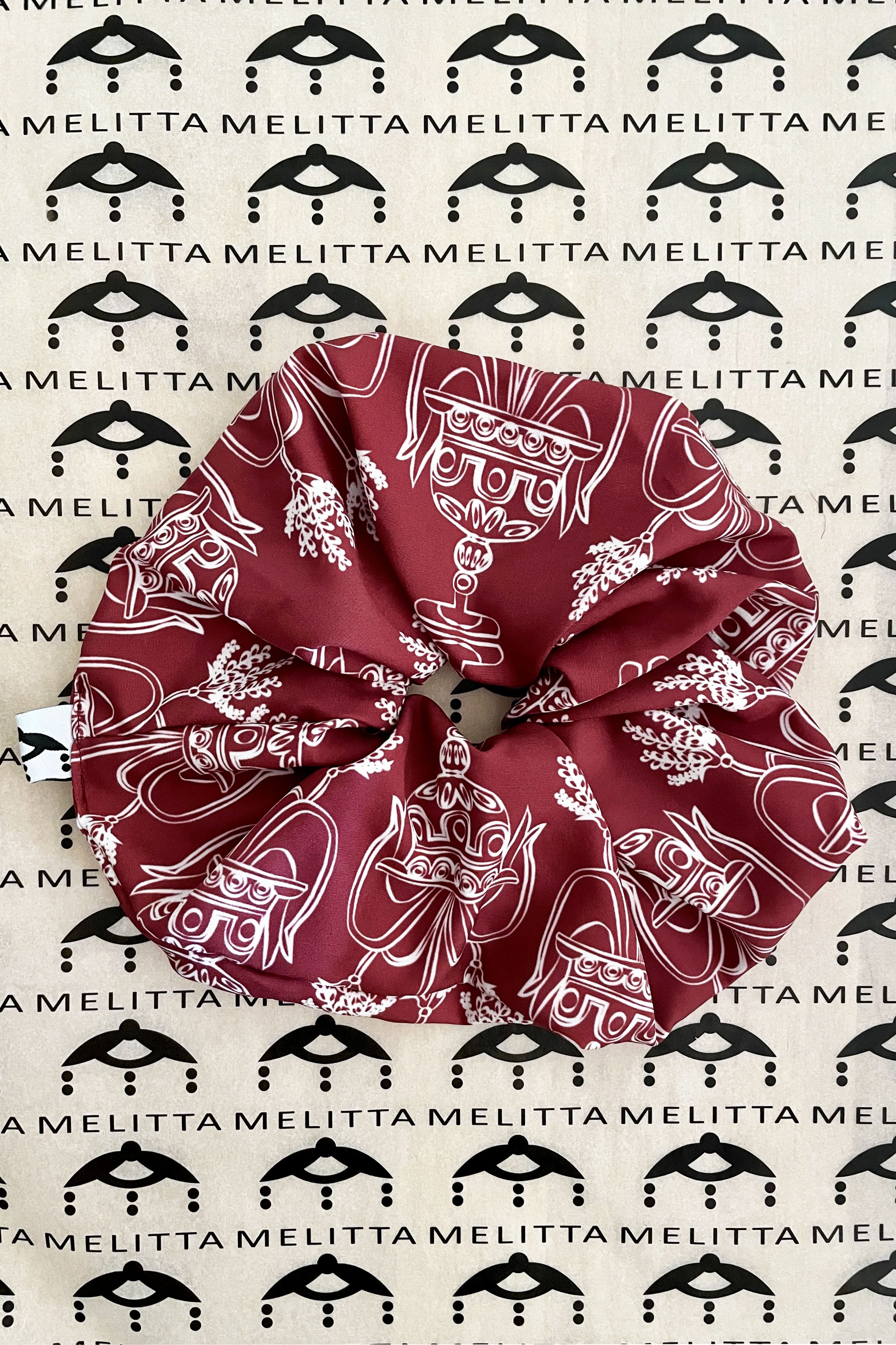 Bordeau Vase Scrunchie (Max Size)